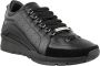 Dsquared2 Lace-Up Low Top Sneakers Heren Zwart - Thumbnail 5