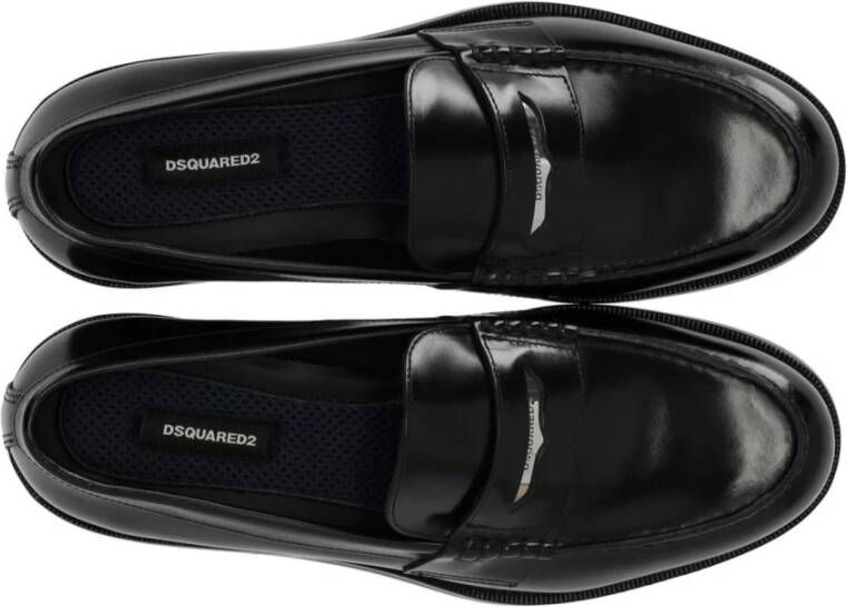 Dsquared2 Beau Zwarte Loafer Black Heren