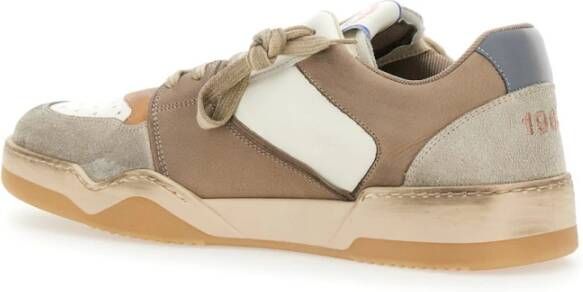 Dsquared2 Beige Sneakers met reliëflogo Multicolor Heren