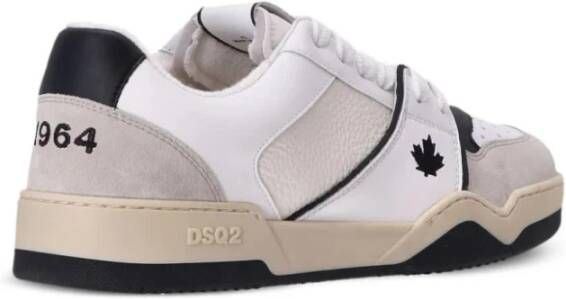 Dsquared2 Klassieke Wit Zwart Sneakers Multicolor Heren