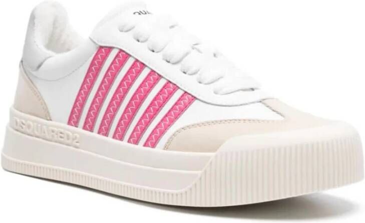 Dsquared2 Wit Roze Grijs Sneakers Multicolor Dames
