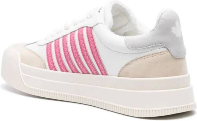 Dsquared2 Wit Roze Grijs Sneakers Multicolor Dames