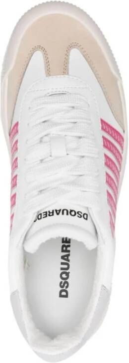 Dsquared2 Wit Roze Grijs Sneakers Multicolor Dames