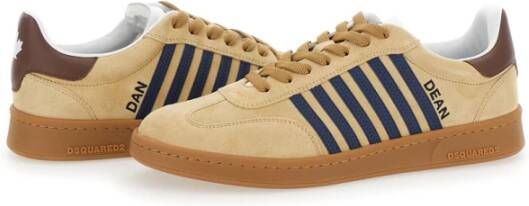 Dsquared2 Beige Sneakers met Logo
