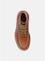 Dsquared2 Camelkleurige leren veterlaarzen met hoge schacht - Thumbnail 2
