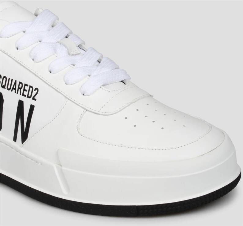 Dsquared2 Canadese Sneakers met Contrasterende Details White Heren