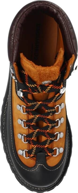 Dsquared2 Canadian veterboot van leer met nubuck details Schoenen