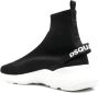 Dsquared2 Fly High Top Sneakers met Stretch Gebreid Bovenwerk Black Heren - Thumbnail 2