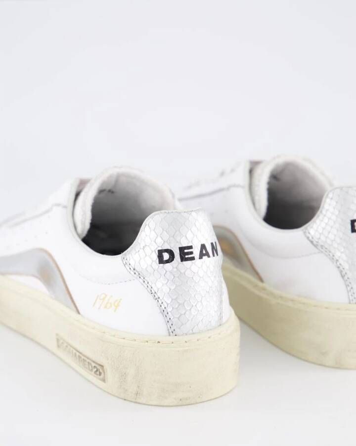 Dsquared2 Dames Rider Sneaker Wit Zilver