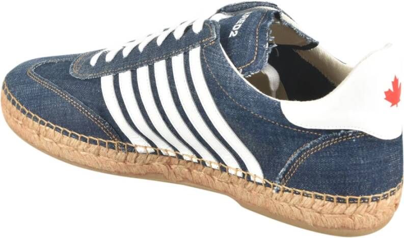 Dsquared2 Denim Espadrille Sneakers Blue Heren