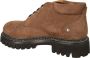 Dsquared2 Donkerbruine Platte Schoenen Met Veters Brown Heren - Thumbnail 3