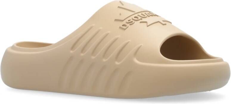 Dsquared2 Dumbo slides Beige Dames