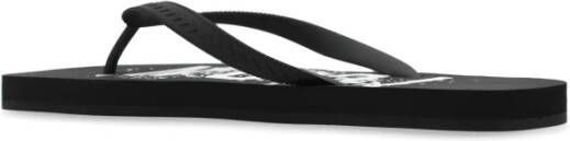 Dsquared2 Flip-flops met logo Black Heren