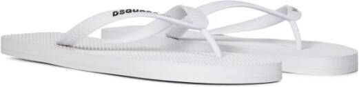 Dsquared2 Flip Flops White Heren