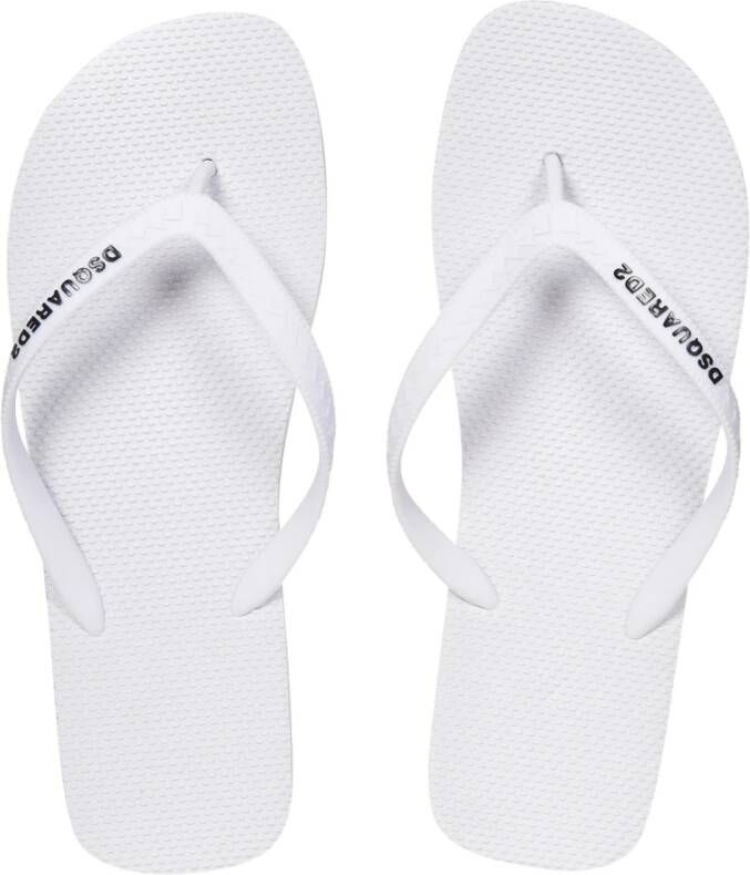 Dsquared2 Flip Flops White Heren