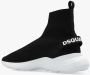 Dsquared2 Fly High Top Sneakers met Stretch Techno Gebreid Bovenwerk Black - Thumbnail 4