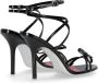 Dsquared2 Glanzend Zwarte Sandalen met Hak - Thumbnail 2