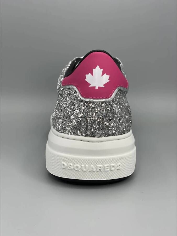 Dsquared2 Glitter Sneakers Zilver