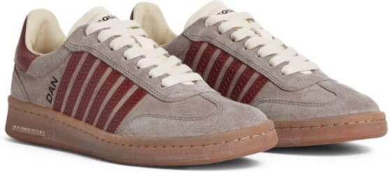 Dsquared2 Grijze en Bordeaux Sneakers voor Heren