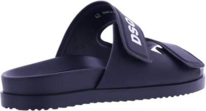 Dsquared2 Heren Flat Sandals Black Heren