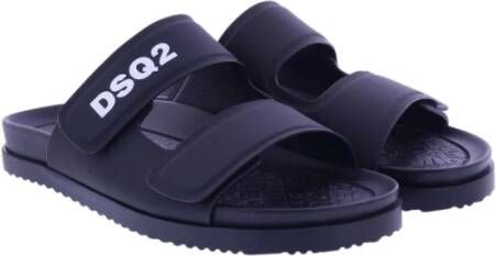 Dsquared2 Heren Flat Sandals Black Heren