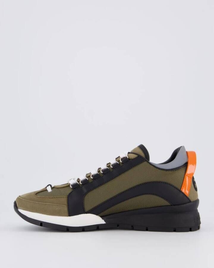 Dsquared2 Heren Legendary Sneaker Groen Oranje Multicolor Heren