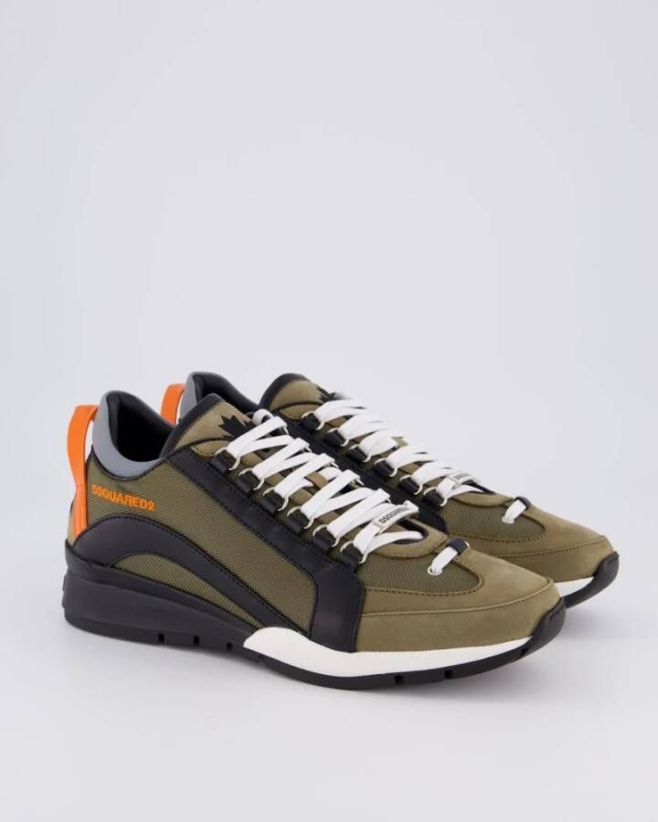 Dsquared2 Heren Legendary Sneaker Groen Oranje Multicolor Heren Schoenen