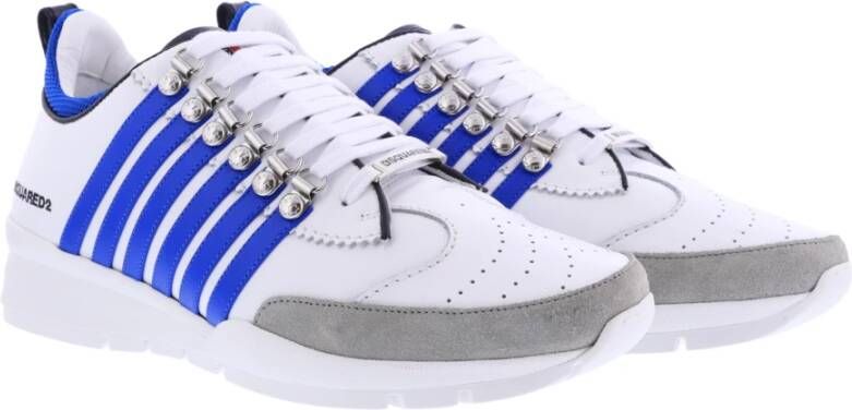 Dsquared2 Heren Legendary Sneaker Wit Blauw White Heren