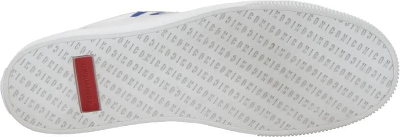 Dsquared2 Heren Leren Veterschoenen White Heren