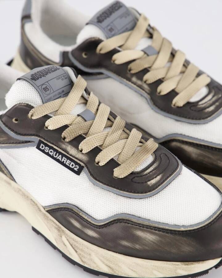 Dsquared2 Heren Sprinter Sneaker Zwart Wit