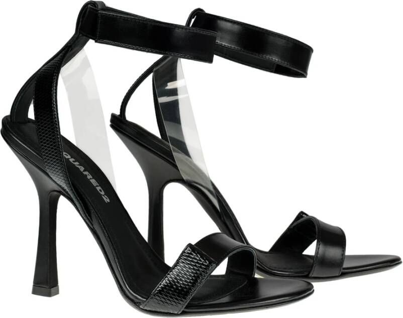Dsquared2 High Heel Sandals Black Dames