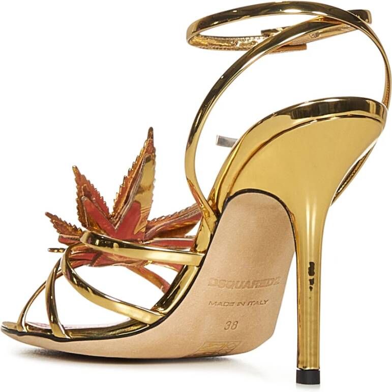 Dsquared2 High Heel Sandals Yellow Dames