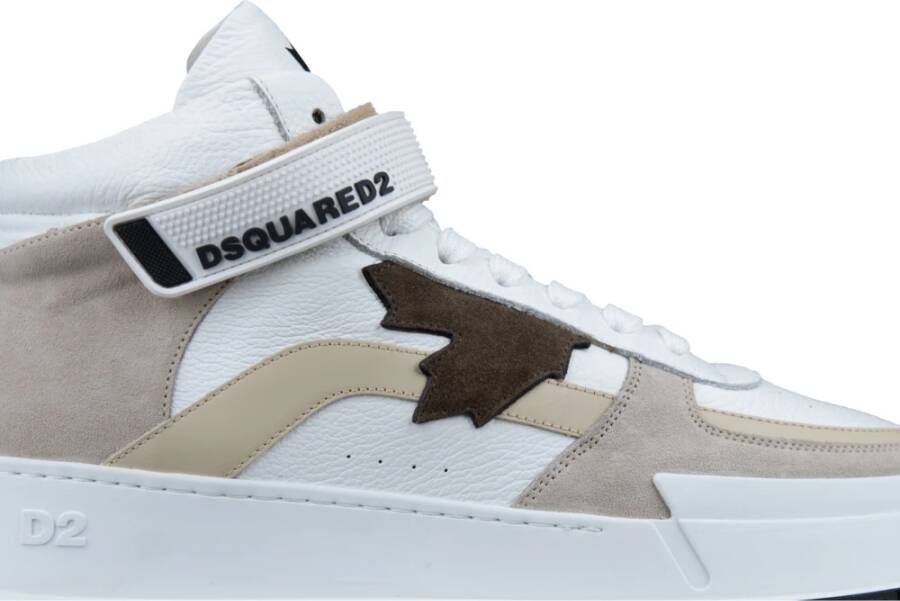 Dsquared2 High Top Sneakers met Klittenband