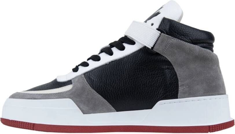 Dsquared2 Hoge Sneakers voor Heren met Veters Klittenband Multicolor Heren