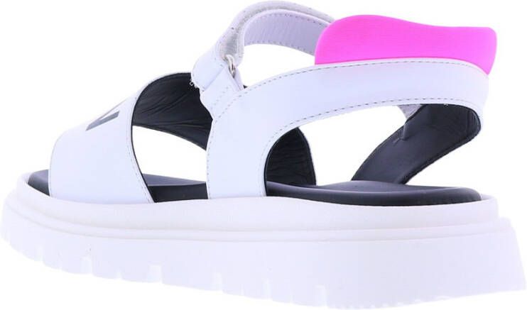 Dsquared2 Icon fusbet sandalen Wit Dames