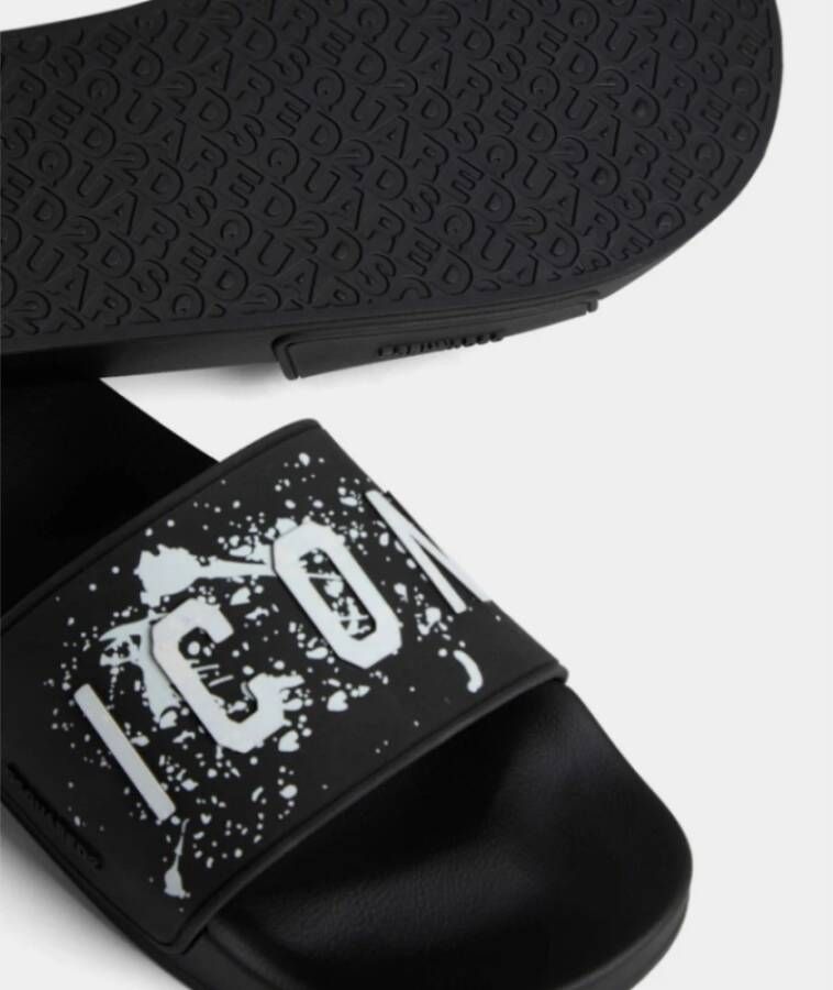 Dsquared2 Icon Splash Sandaal Ergonomisch Voetbed