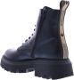 Dsquared2 Stijlvolle Leren Combat Enkellaarzen Zwart Dames - Thumbnail 2