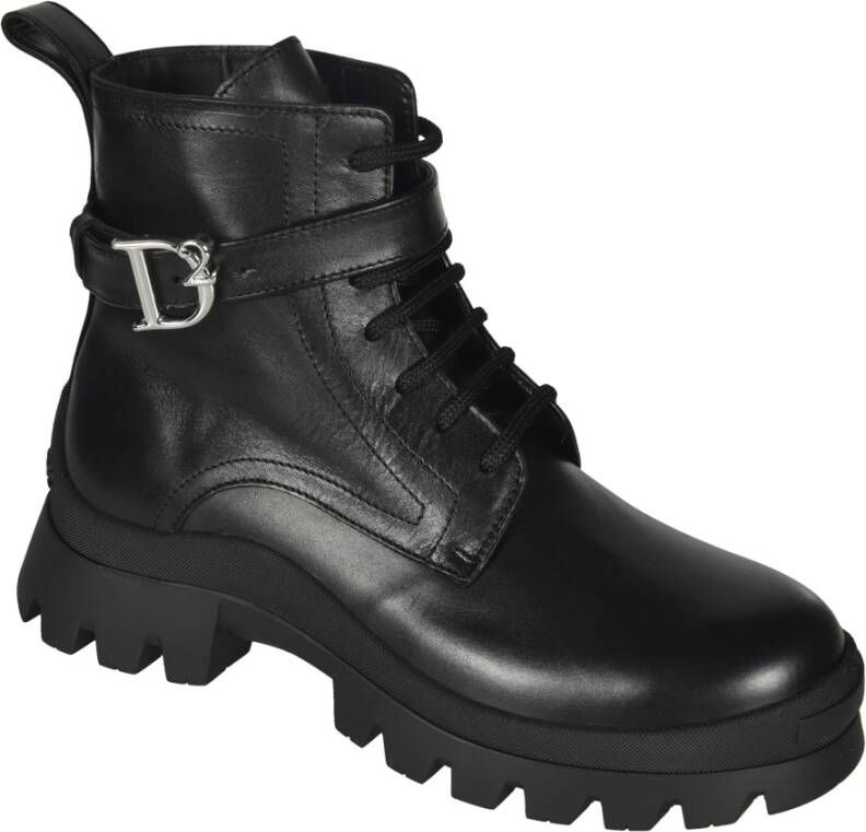 Dsquared2 Lace-up Boots Black Dames