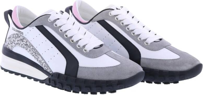 Dsquared2 Dames Legend Logo Low-Top Sneakers Grijs Dames