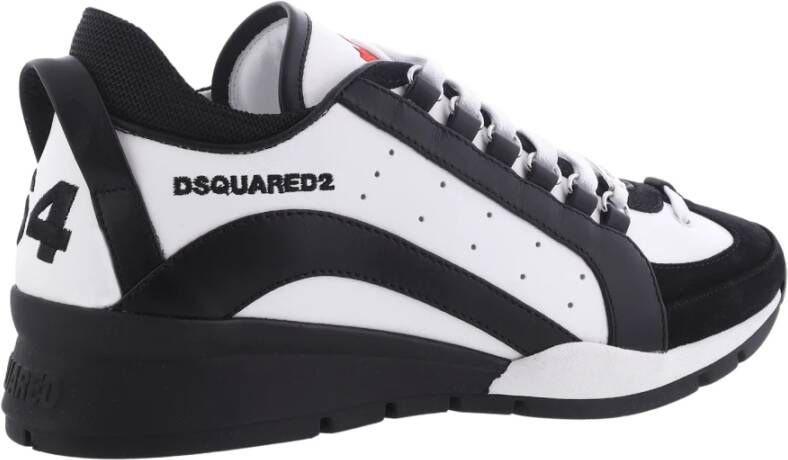 Dsquared2 Stijlvolle Veterschoenen Wit Heren