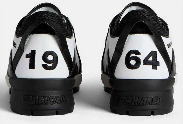 Dsquared2 Lage Legendary Sneakers 41 Wit Zwart Heren