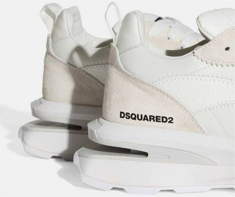 Dsquared2 Lage Slash Sneakers Wit Heren