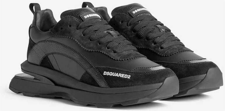 Dsquared2 Lage Slash Sneakers Zwart Heren