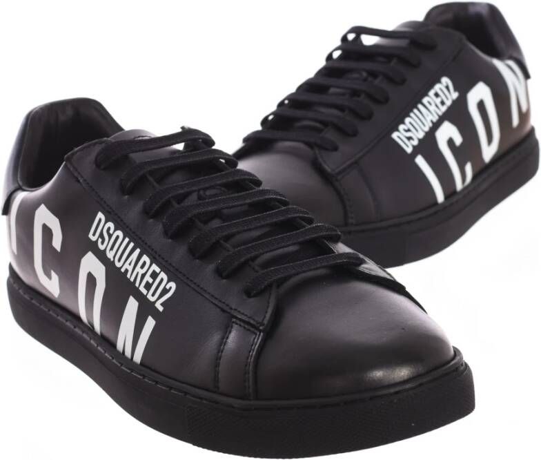 Dsquared2 Lage Sports Sneakers Black Heren