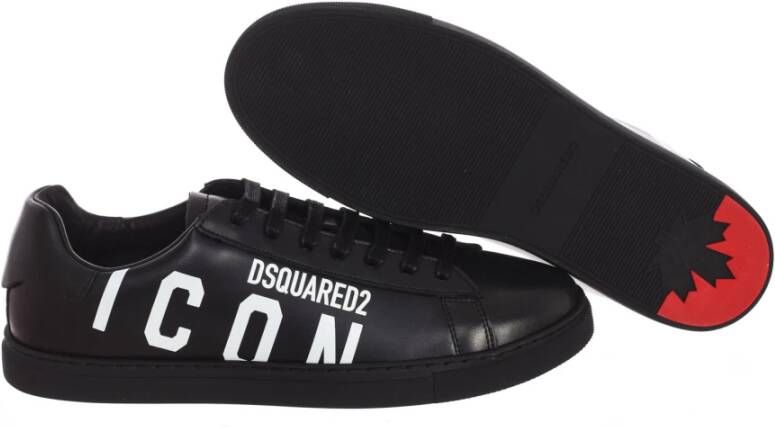 Dsquared2 Lage Sports Sneakers Black Heren