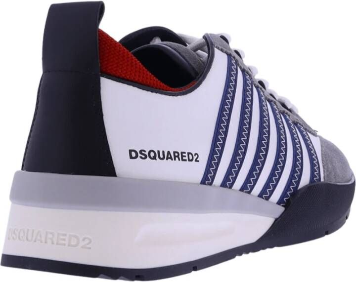 Dsquared2 Lage Top Veterschoenen White Heren