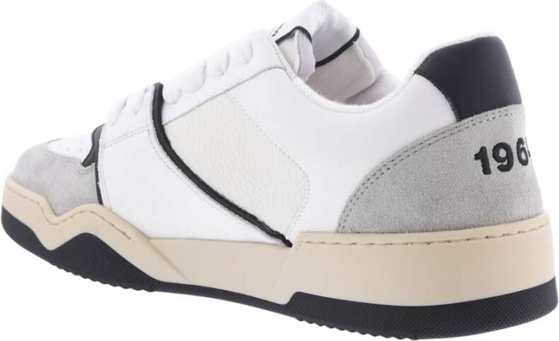 Dsquared2 Lage Veterschoenen Wit Heren