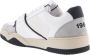 Dsquared2 Witte lage sneakers met driekleurige suède details Wit Heren - Thumbnail 12