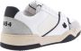 Dsquared2 Witte lage sneakers met driekleurige suède details Wit - Thumbnail 10