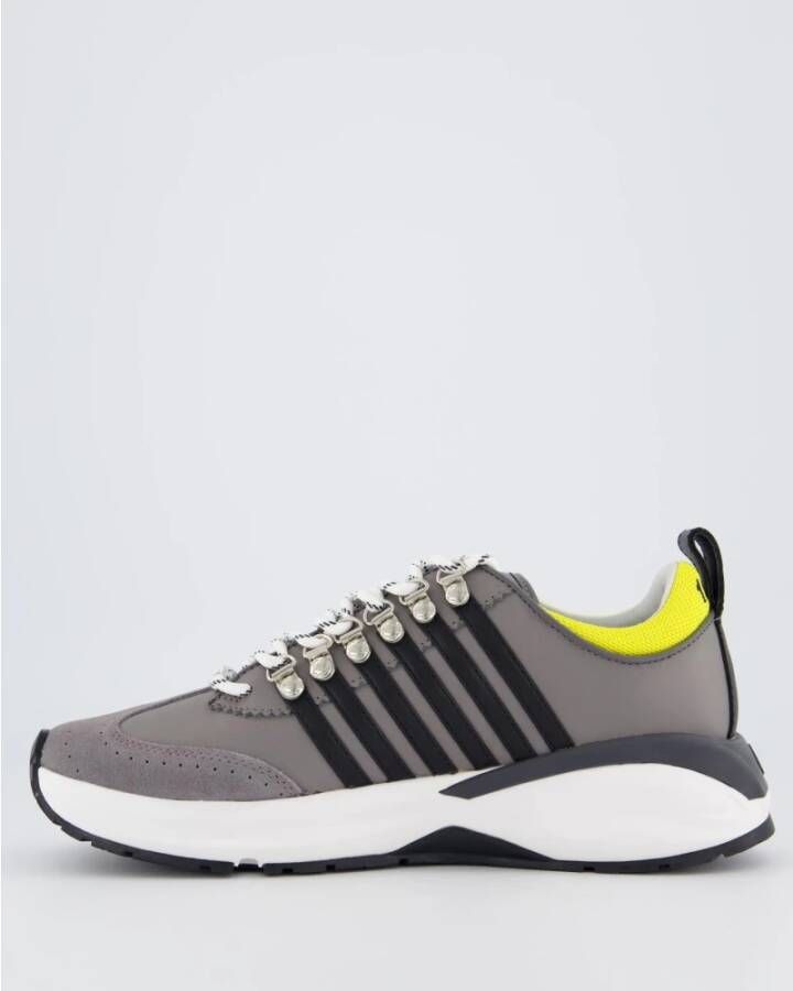 Dsquared2 Lage Vetersneakers Gray Heren
